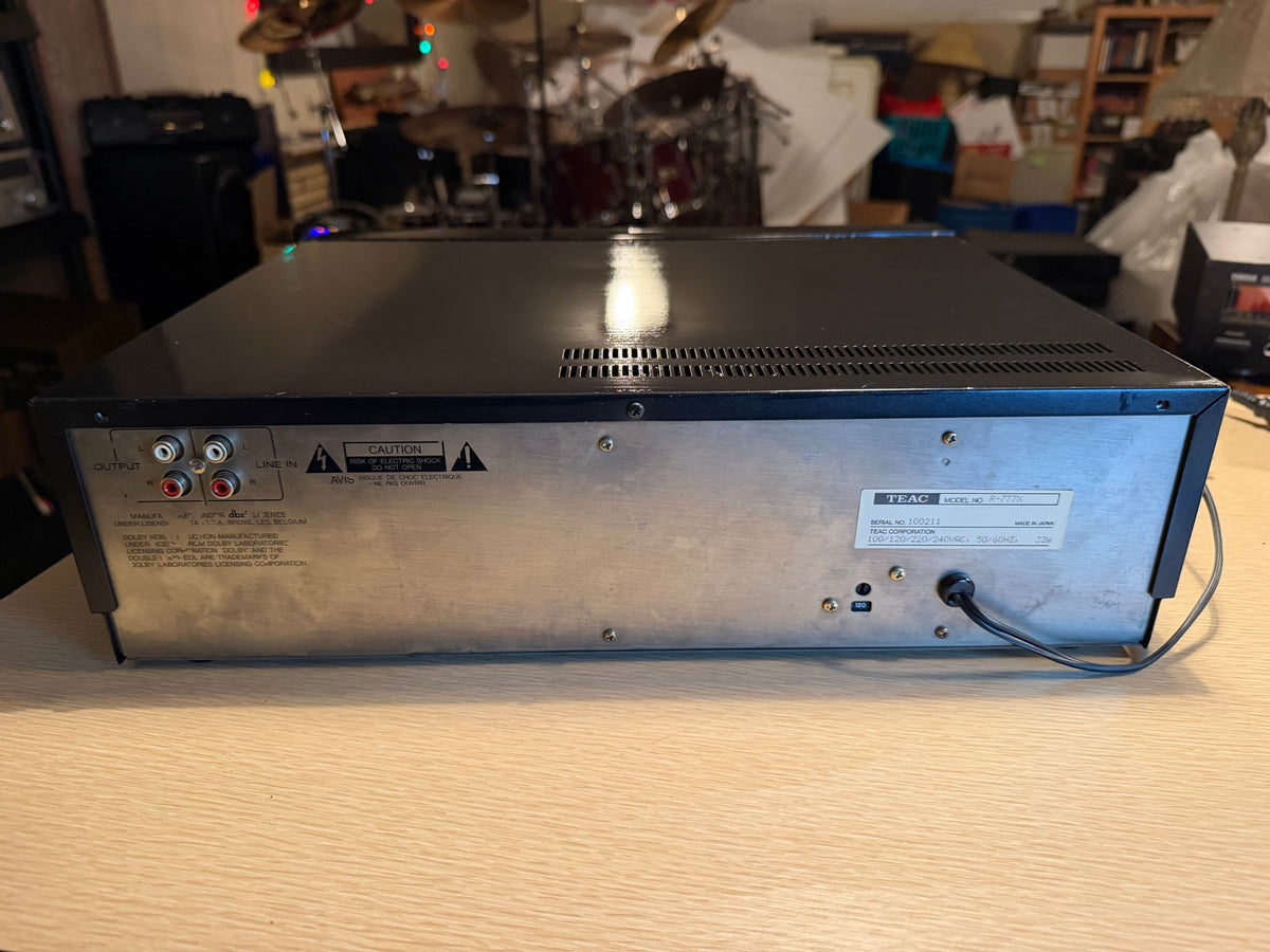 TEAC R-777X Cassette Deck 3 Head SUCK FACE! Auto Reverse, dbx, Dolby BC Serviced