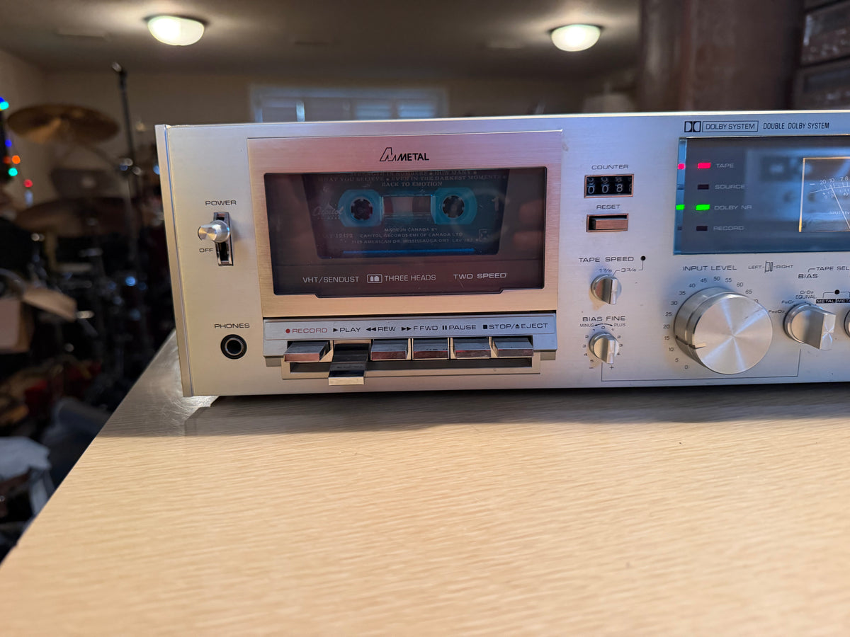 Fisher CR-4029 3 Head High Fidelity Cassette Tape Deck Pro Servicing Near Mint🎶