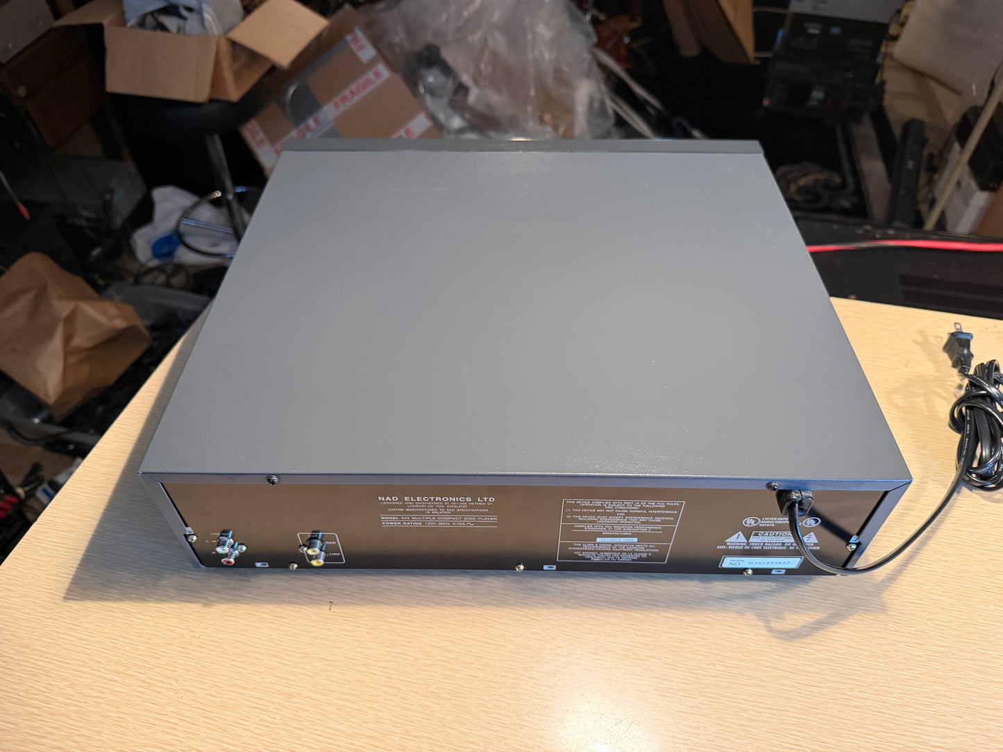 NAD 523 5-Disc CD Changer Carousel Cdp Audiophile Hi-Fi Fresh Service Remote🔥🎶