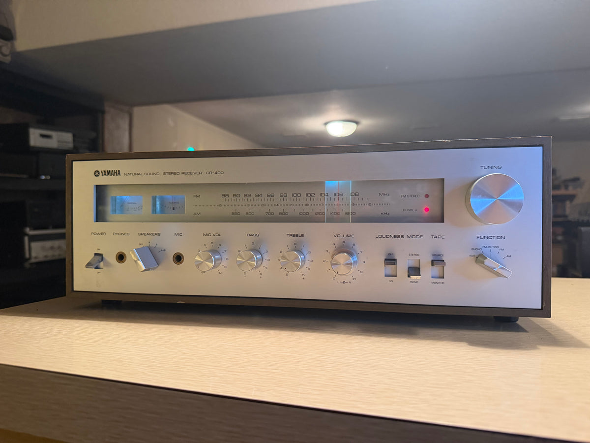 Vintage Yamaha CR-400 Natural Sound Receiver-Pristine Condition Fresh Service🎶