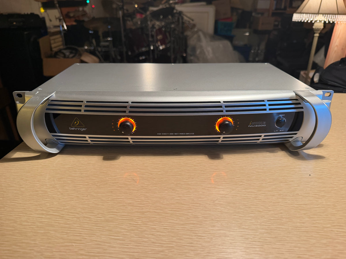 Behringer iNUKE NU3000DSP 3000W High-Density Power Amplifier Serviced Beast 🔥🎶