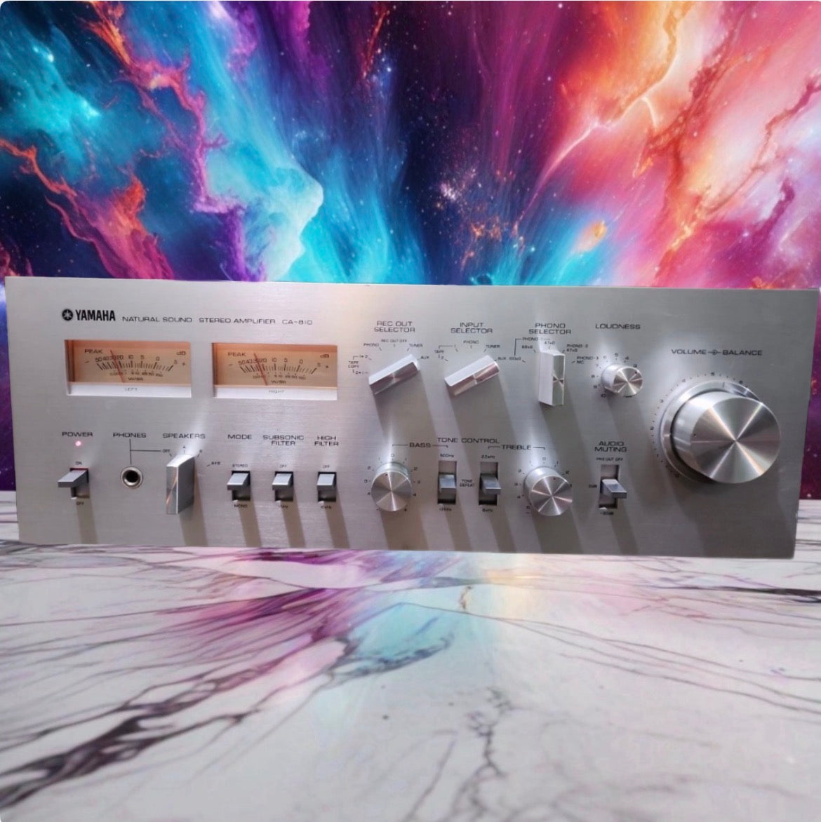 Yamaha CA-810 Natural Sound Integrated Amplifier 65wpc  Fresh Service Near Mint!