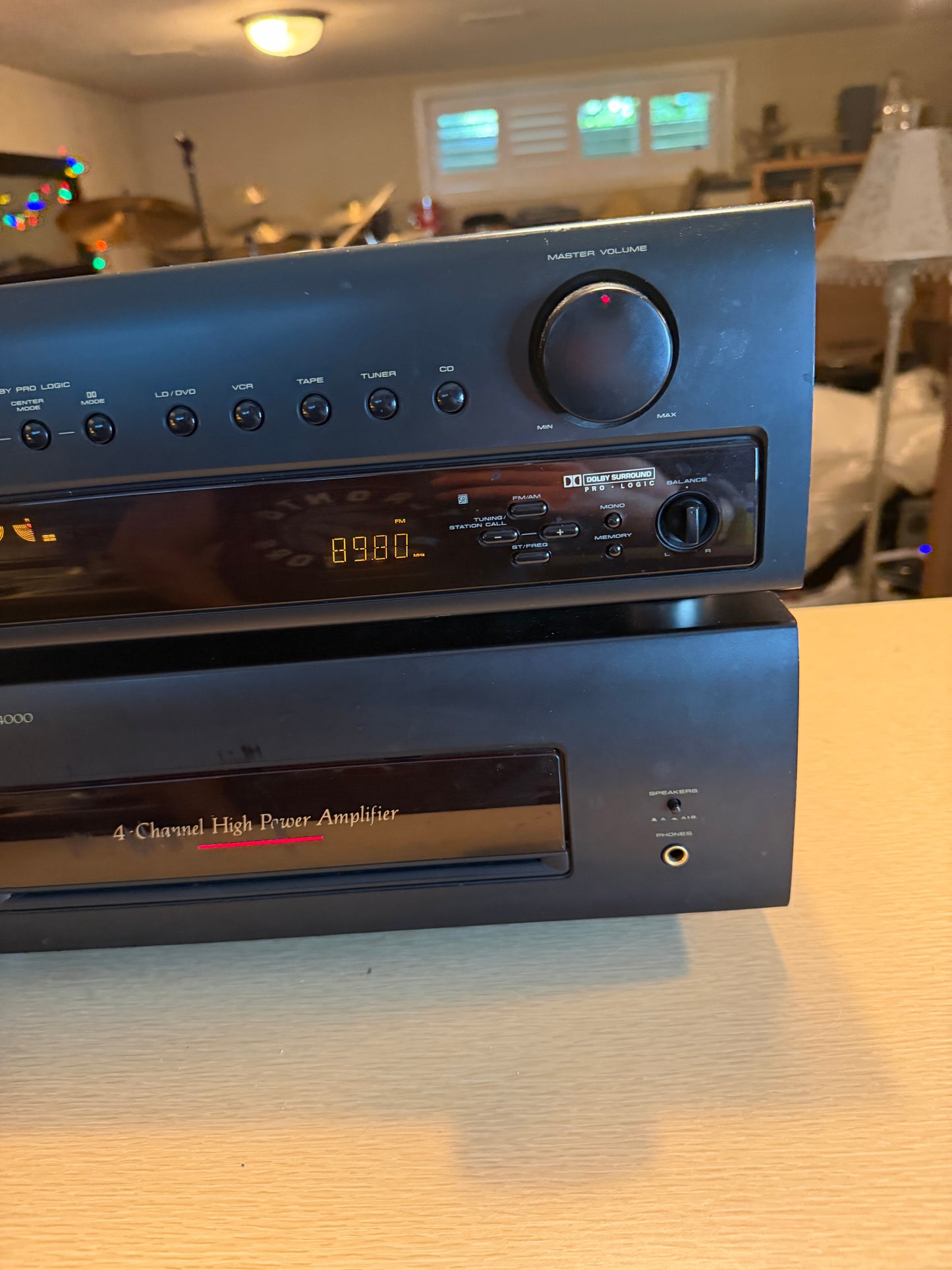Pioneer M-4000 Power Amplifier & CX-4000 Stereo Preamp 100WPC Freshly Serviced🔥