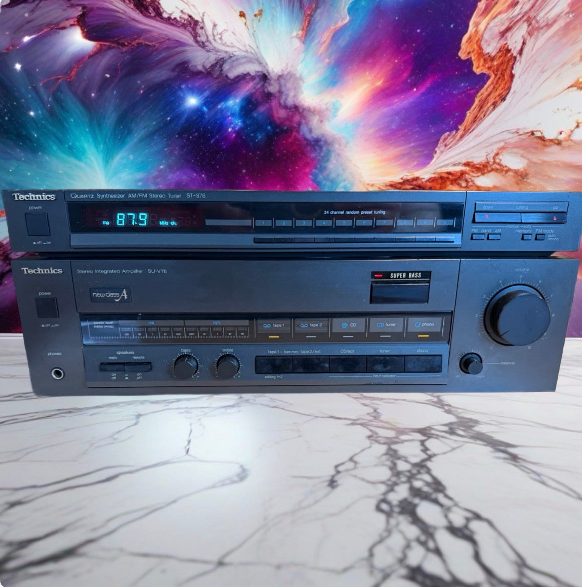 TECHNICS SU V76 STEREO INTEGRATED AMPLIFIER AND ST S76 TUNER FRESHLY SERVICED🔥