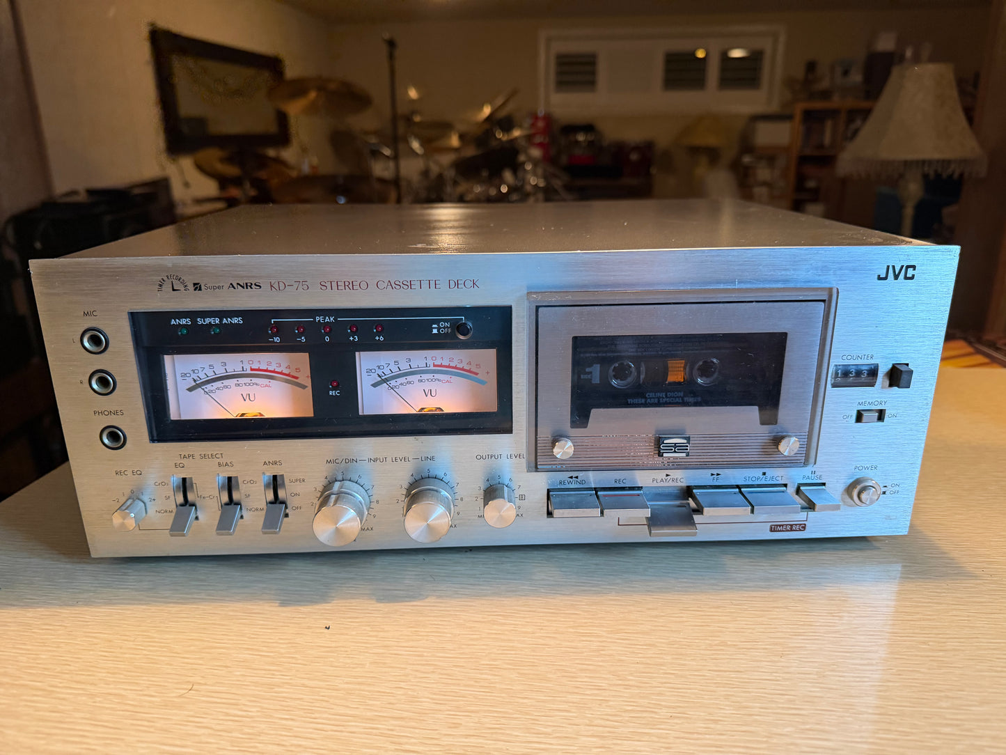 Vintage JVC KD-75 Stereo Cassette Tape Deck 1970s Made in Japan Fresh Service 🎶