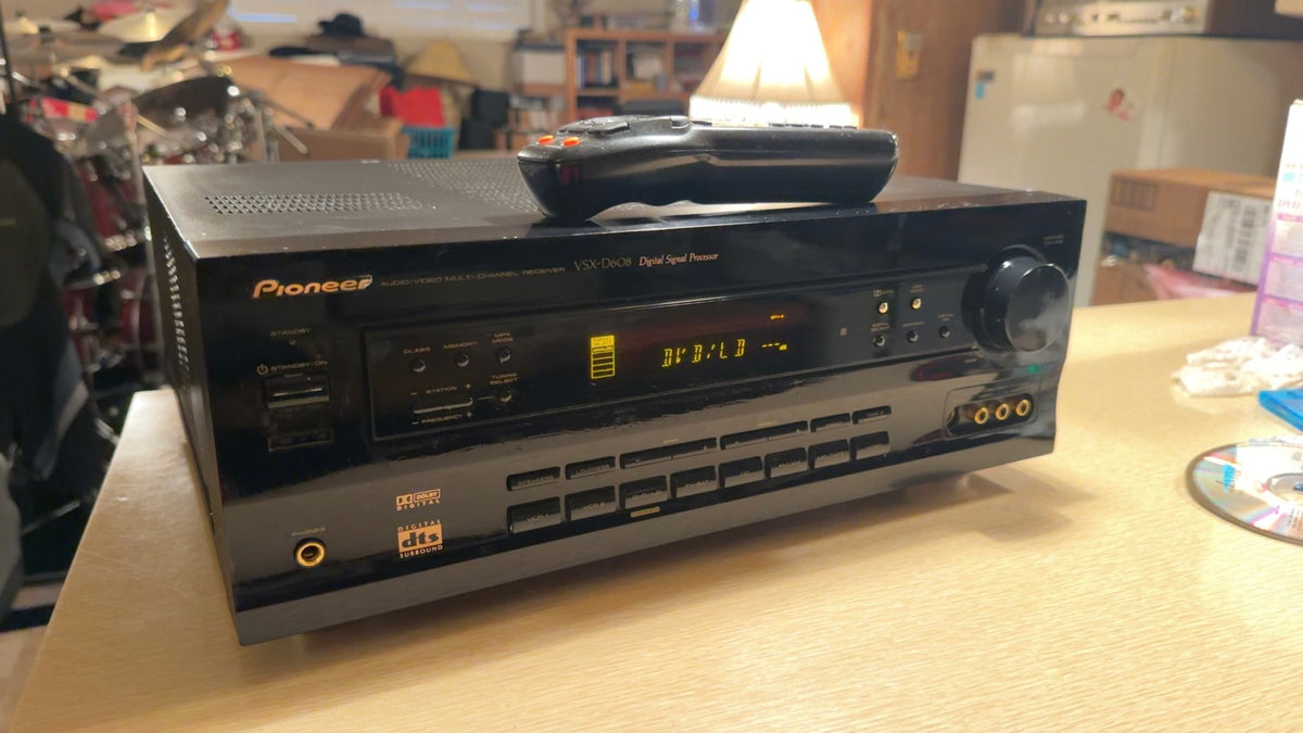 Vintage Pioneer VSX-D608 500 Watt Av Receiver – Home Theatre Stereo Serviced🔥🎶