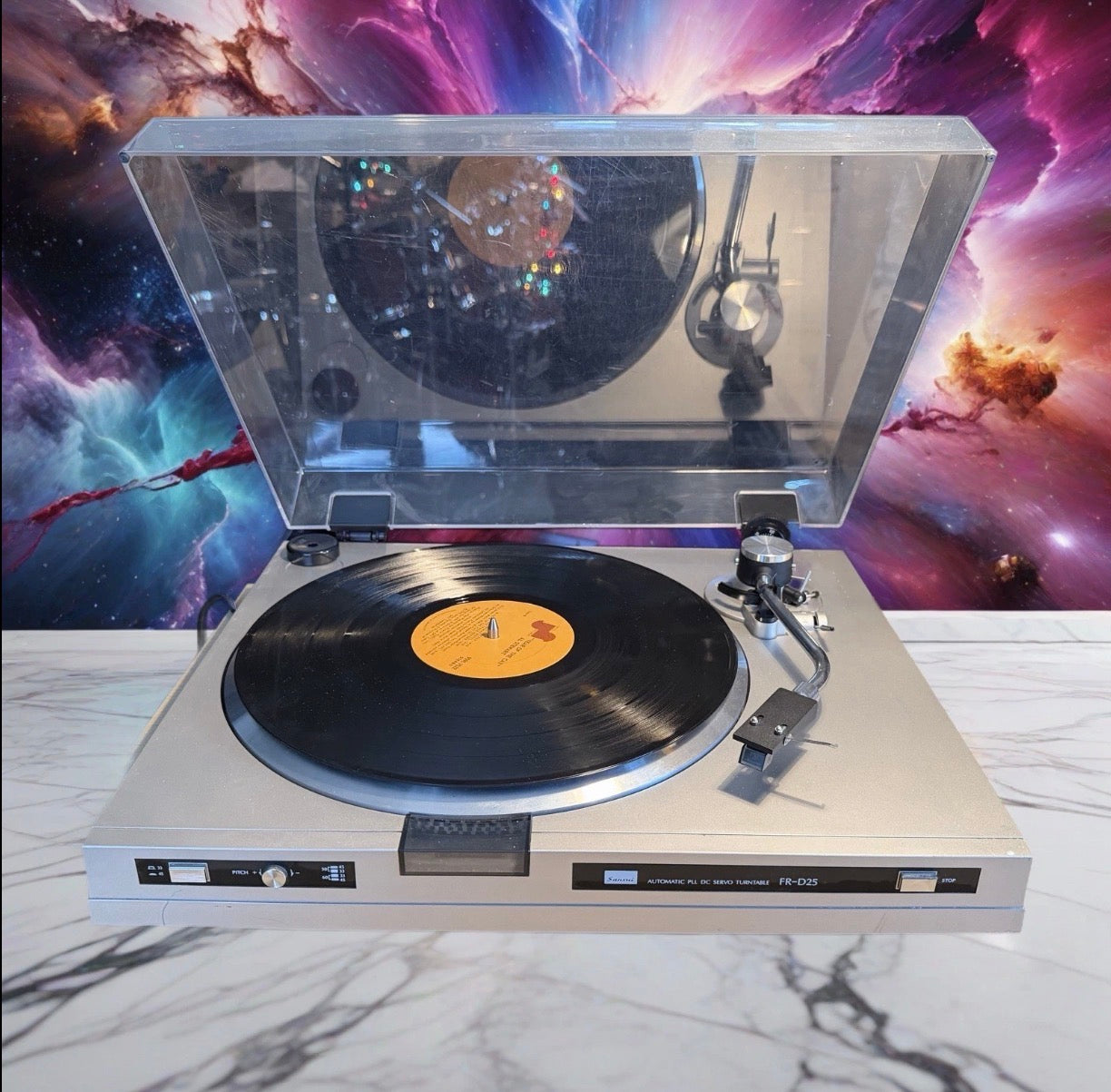 SANSUI FR-D25 TURNTABLE WORKING SANSUI CARTRIDGE BEAUTY V RARE SOUNDS WICKED🎶🔥