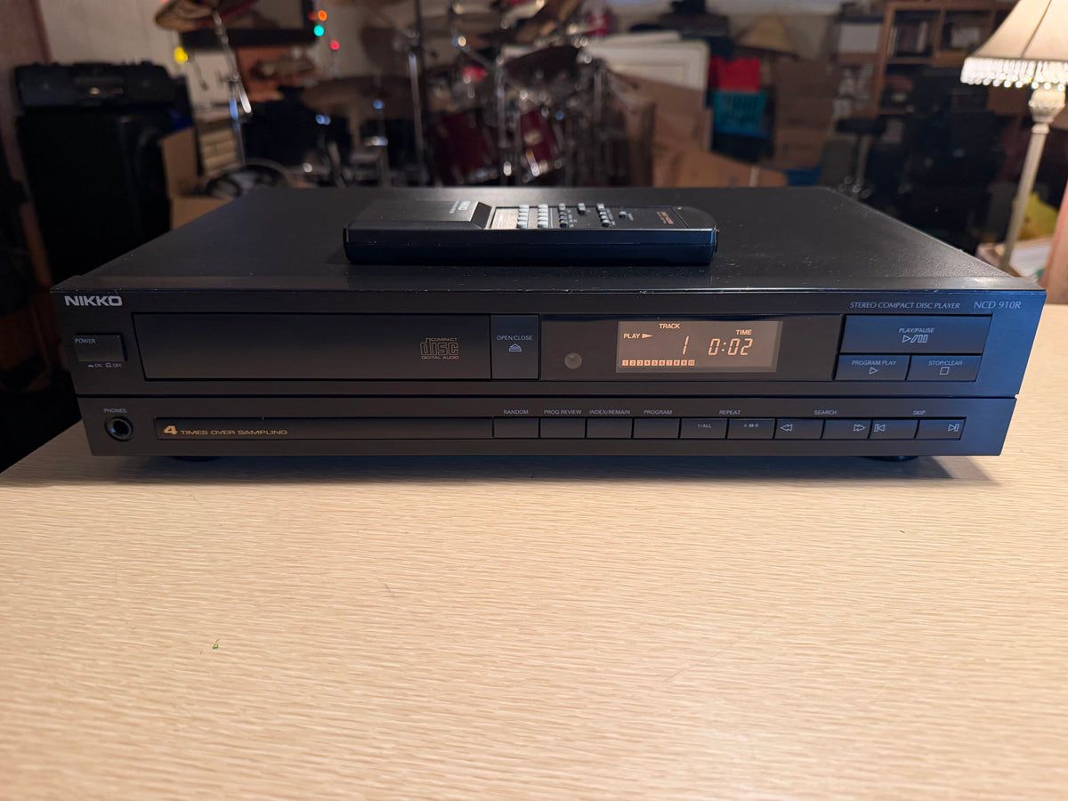 Nikko NCD-910R Digital Audio Stereo Compact Disk Player Fresh Service Remote🎶🔥