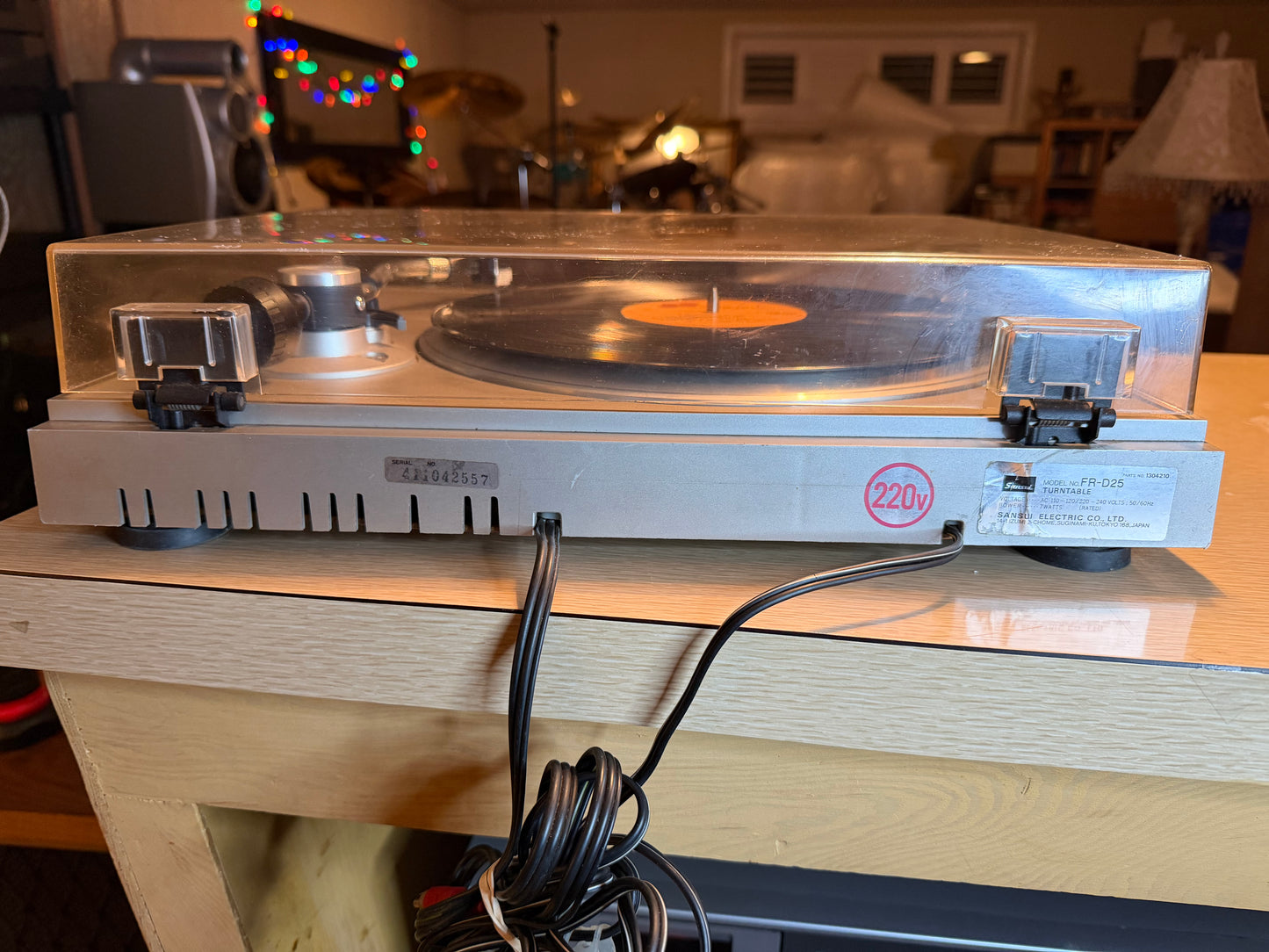 SANSUI FR-D25 TURNTABLE WORKING SANSUI CARTRIDGE BEAUTY V RARE SOUNDS WICKED🎶🔥
