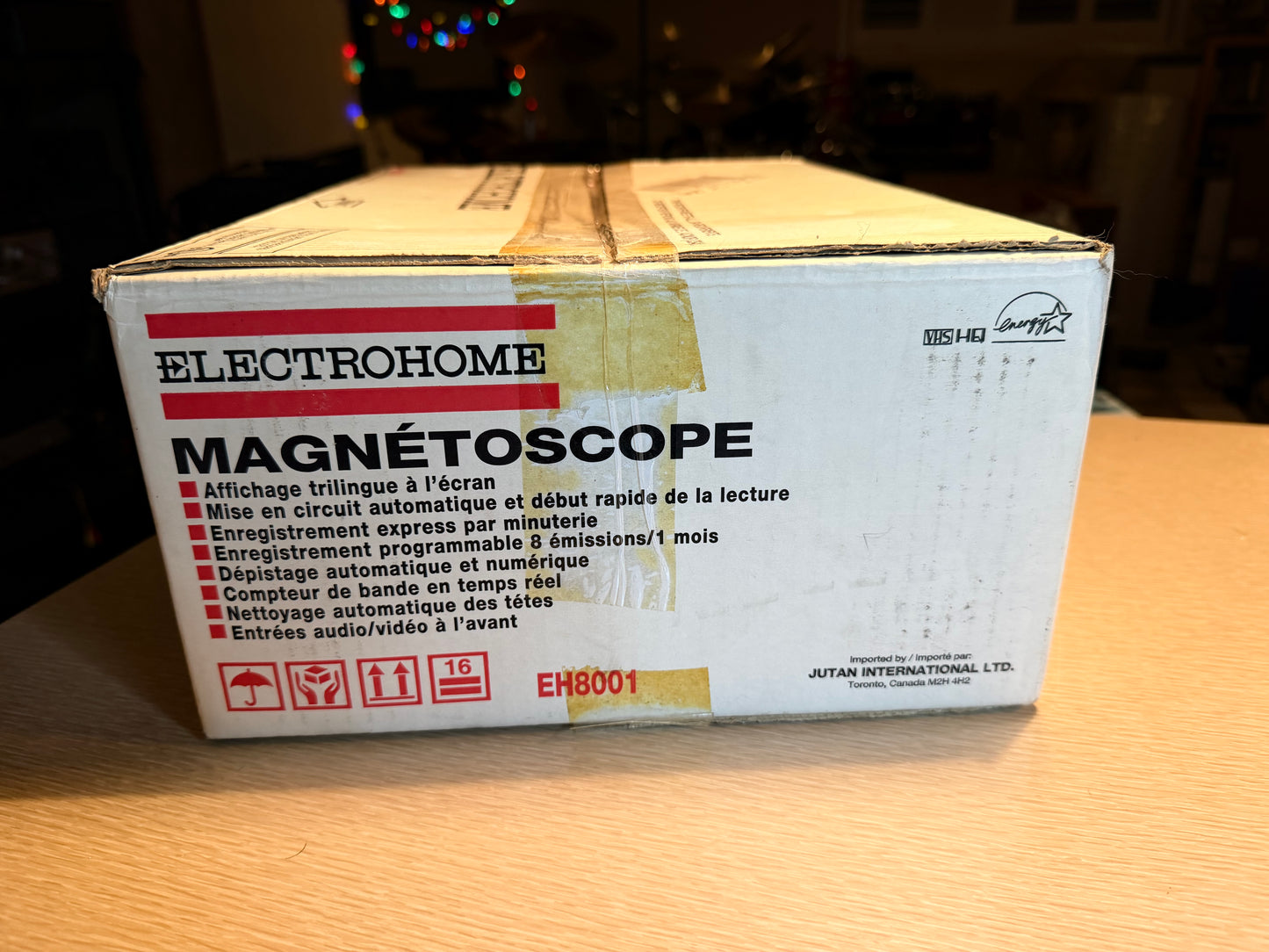 FACTORY SEALED🔥 Electrohome EH 8001 VCR VHS PLAYER Original Tape Seal Unopened