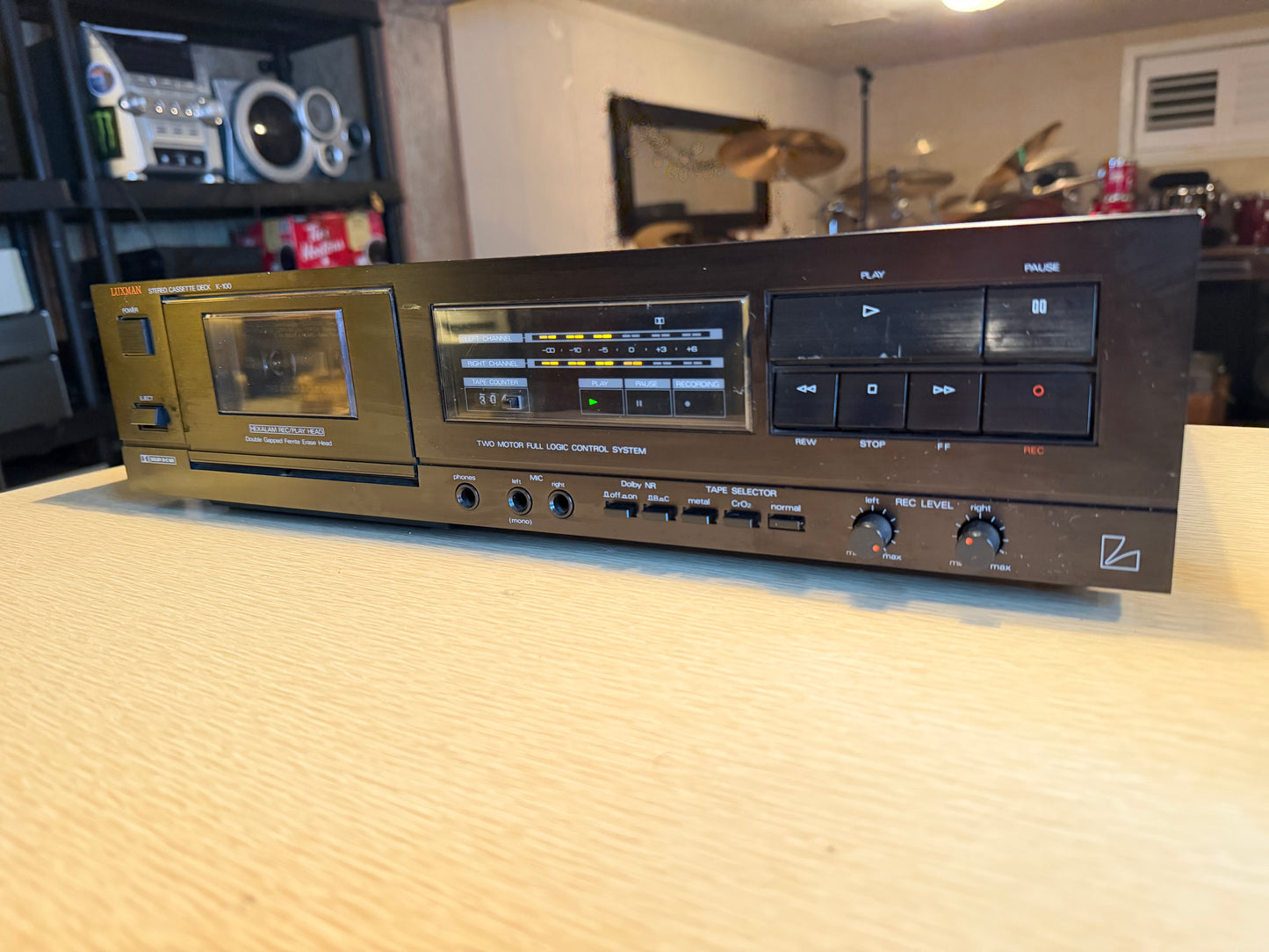 Luxman K-100 2 Head Cassette Deck Recorder Classic Gem💎 Great Sound Serviced ✅