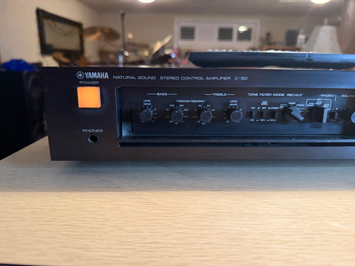 Yamaha C-50 Natural Sound Stereo Control Pre Amp/Amplifier Full Fresh Service🎶