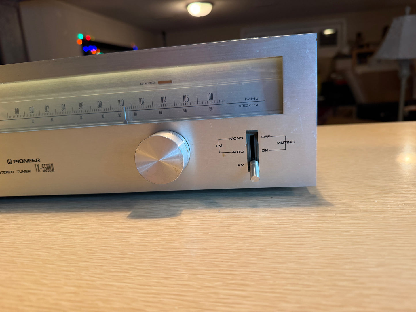 Vintage Pioneer  Stereo Tuner  TX-5500 II - Works Perfectly Well FRESH SERVICE🔥