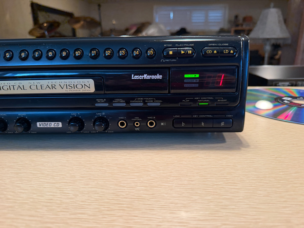 Pioneer CLD-100KV LaserDisc Player – Professionally Serviced W/ Receipt Rare🎶🔥