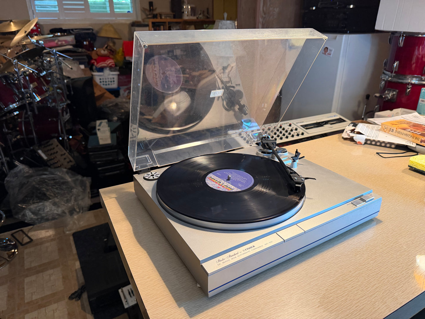 Studio Standard Fisher MT-100 DC Servo Semi-Auto Belt Drive Turntable Serviced🎶
