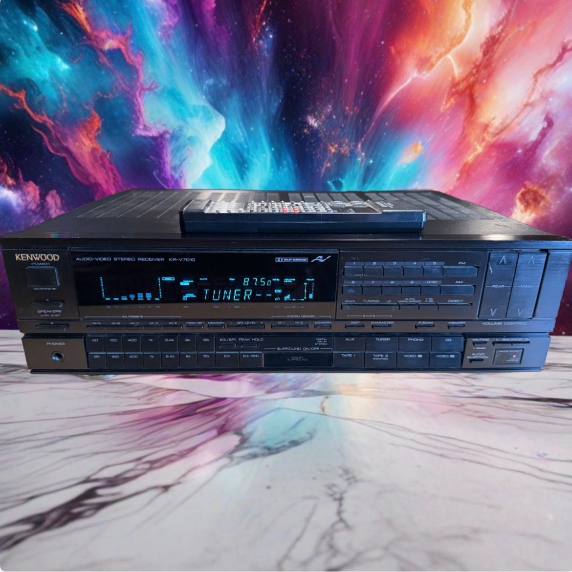Kenwood KR-V7010 Audio/Video Stereo Receiver W/Remote Bundle Serviced Works