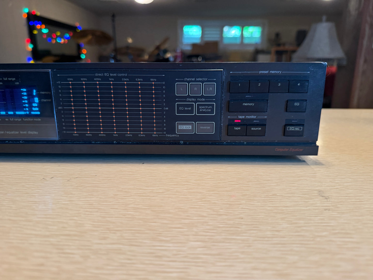 Technics SH-8046 Stereo Graphic Equalizer Touch Pad Computer Equalizer Tested✅