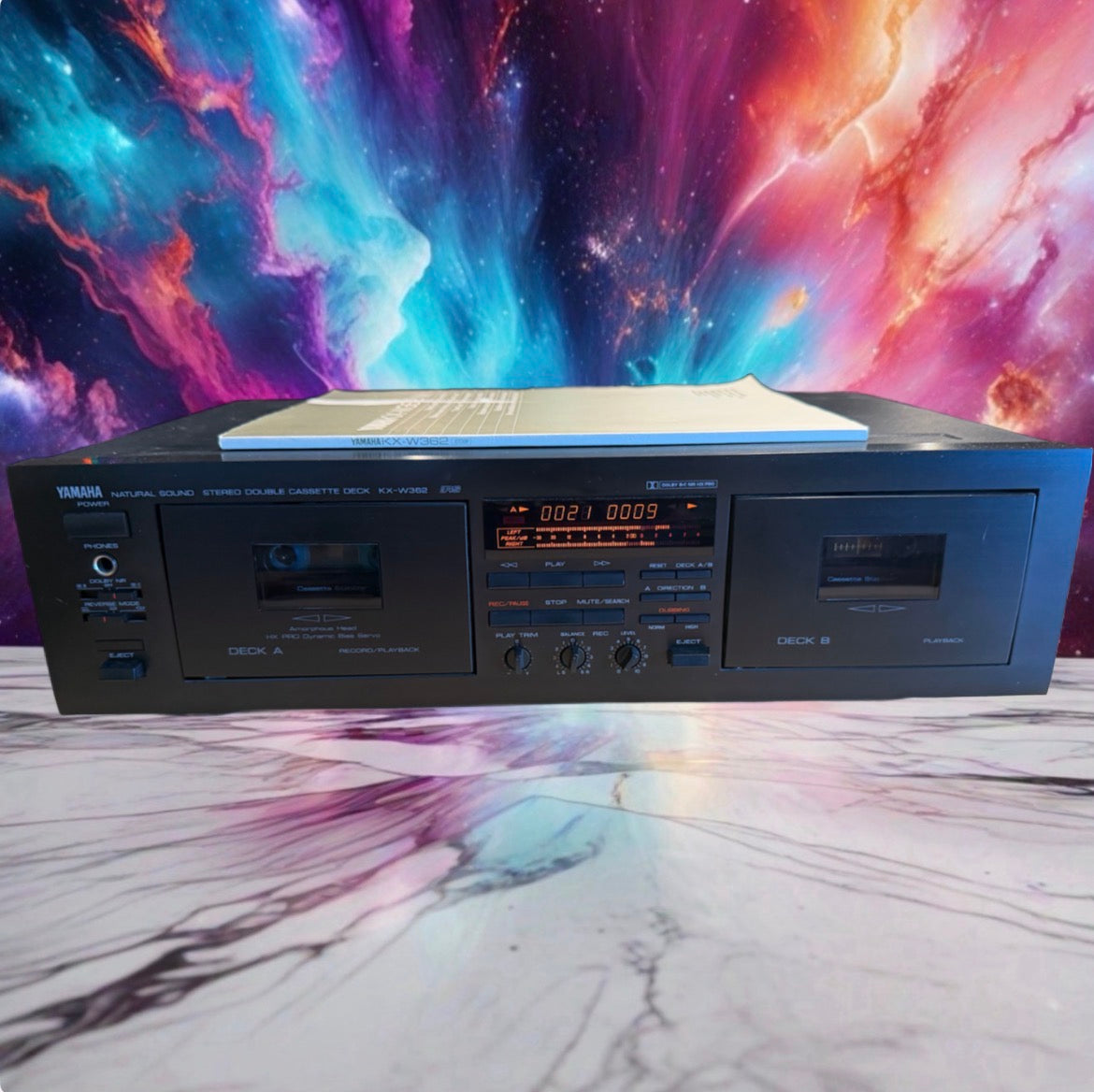 Yamaha Natural Sound Stereo Double Cassette Deck  KX-W362 Fresh Servicing Manual