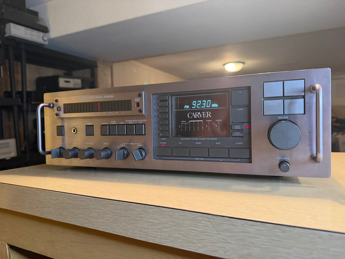 Carver MXR-2000 Stereo Receiver FRESH Pro Service Flagship Carver 200WPC Amp🔥🎶