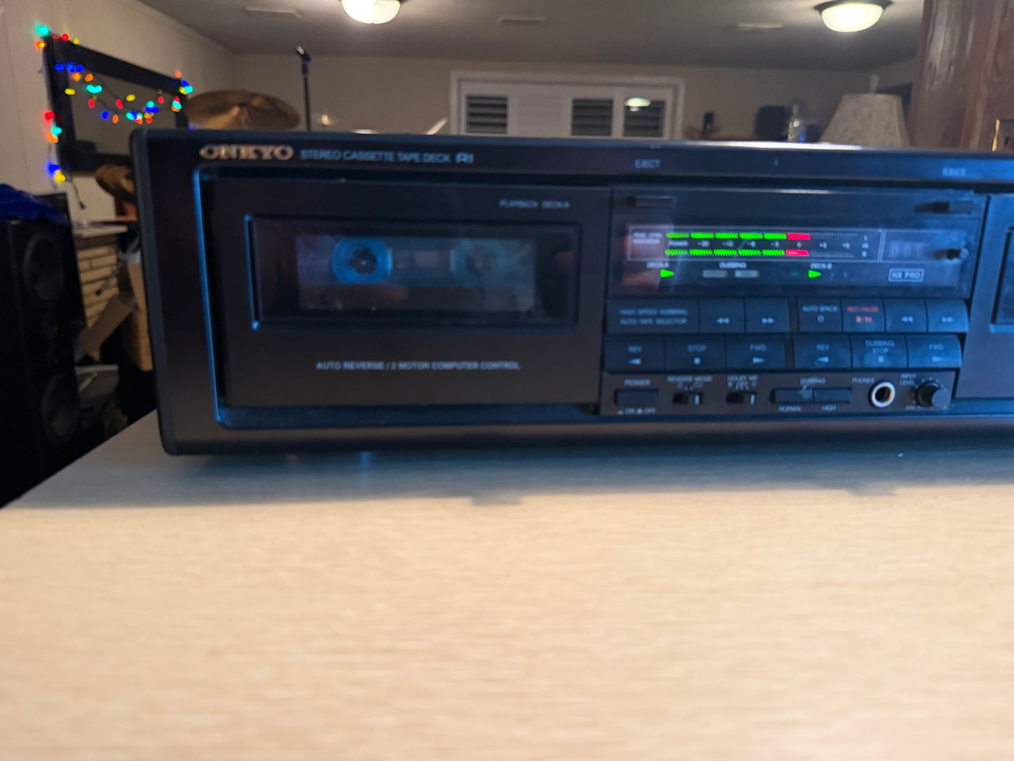Onkyo TA-RW404 Stereo Cassette Tape Deck Player Dolby B C Auto Reverse Serviced!