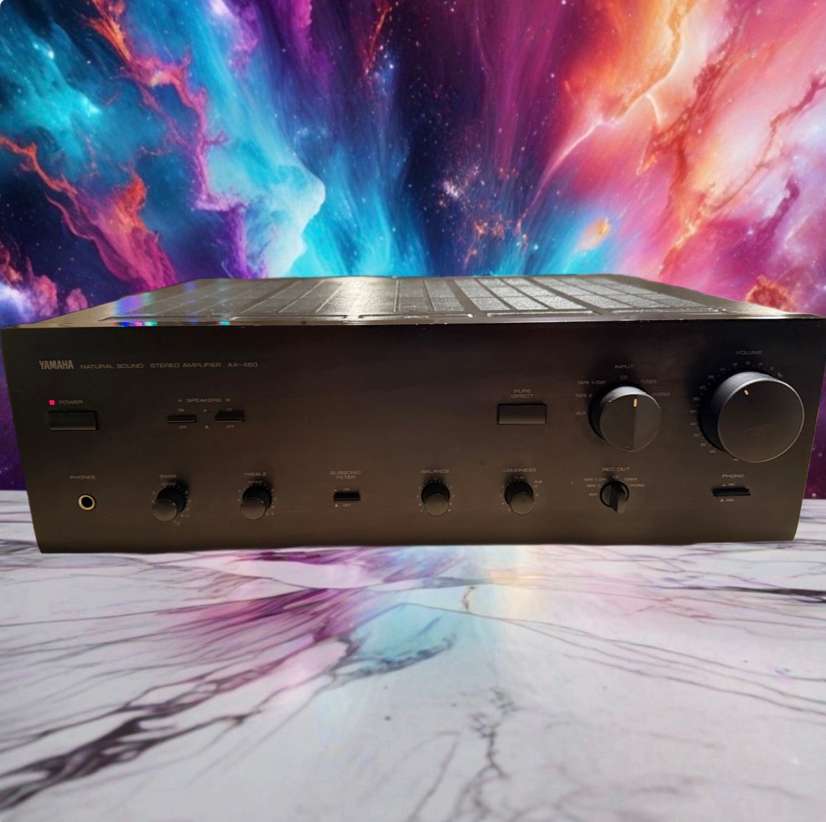 Yamaha AX-450 Natural Sound Integrated Stereo Amplifier Phono 65WPC Serviced🎶🔥