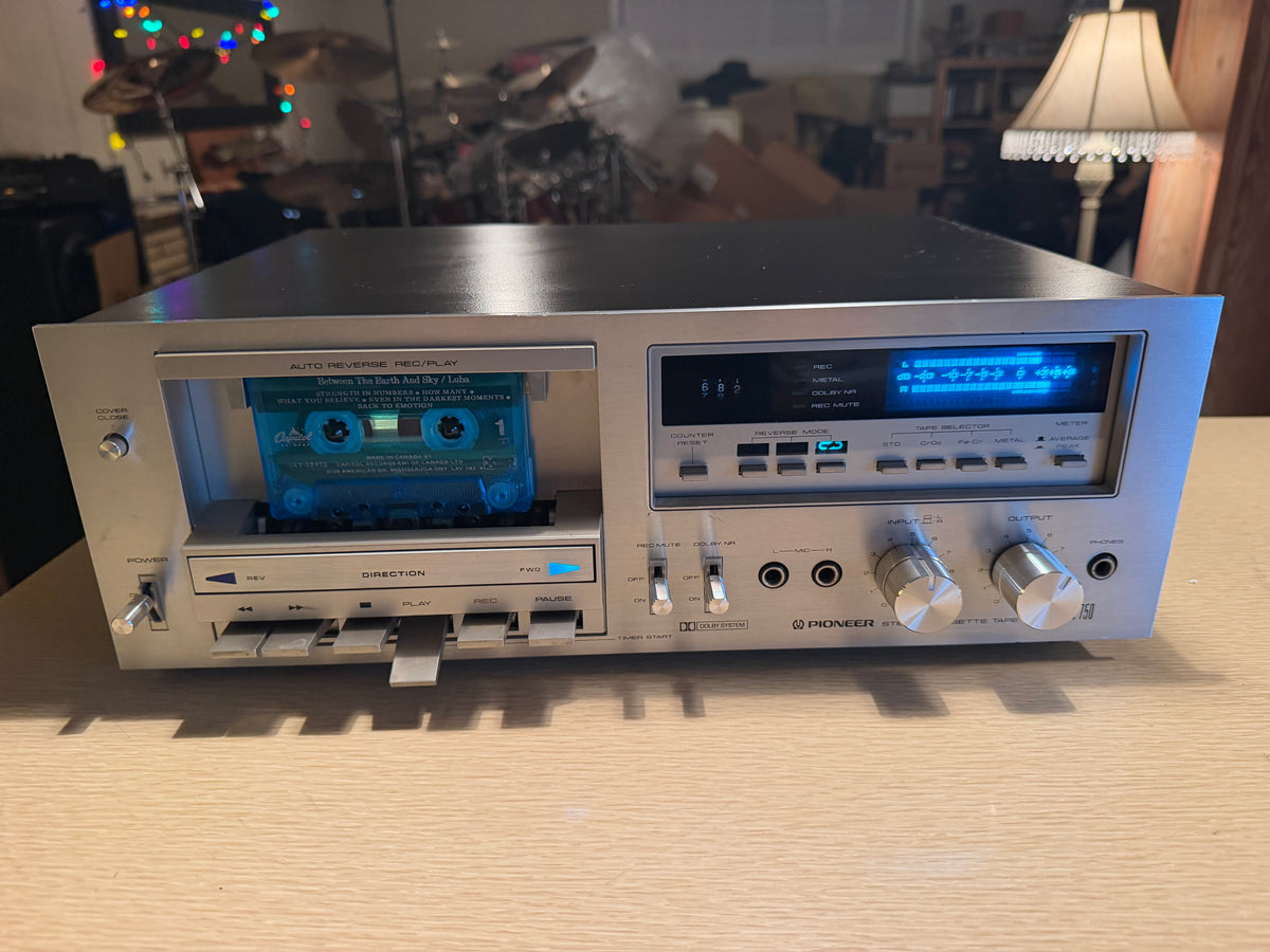 Pioneer CT-F750 Vintage Tape Deck Tested 5 New Belts! Cleaned, Lubed, Serviced🎶