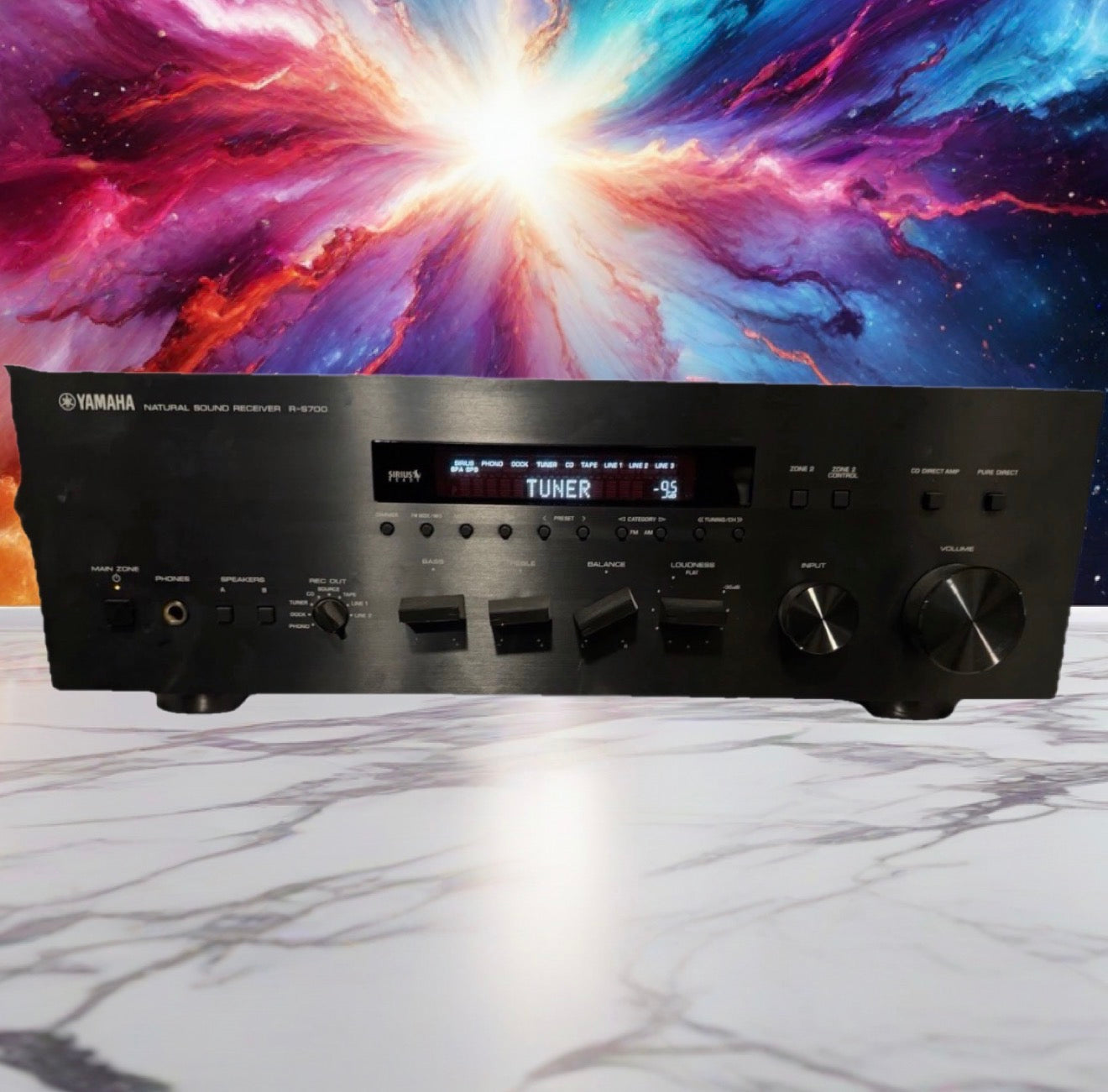 Yamaha R-S700 AM FM Stereo Phono Receiver FULL FRESH SERVICE Bundle w/Remote 🔥