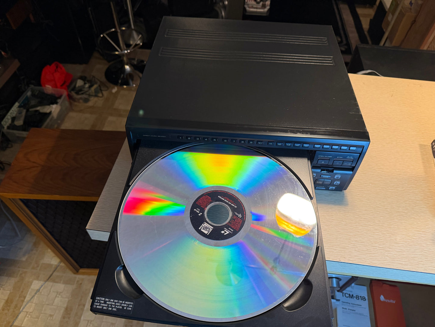 SERVICED🔥 Pioneer CLD-V720 Laser Disc CD CDV  Player With Remote. Works Great
