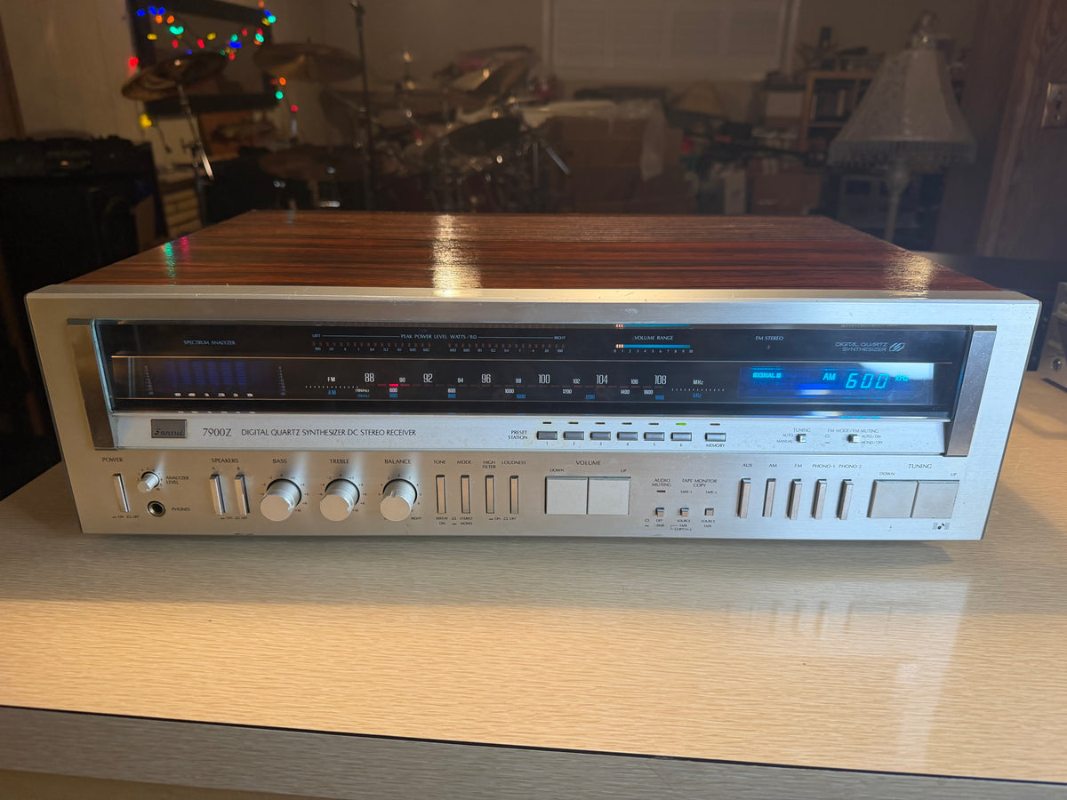 Sansui 7900Z Am/Fm Quartz Stereo Receiver 100WPC Monster Freshly Serviced Beauty