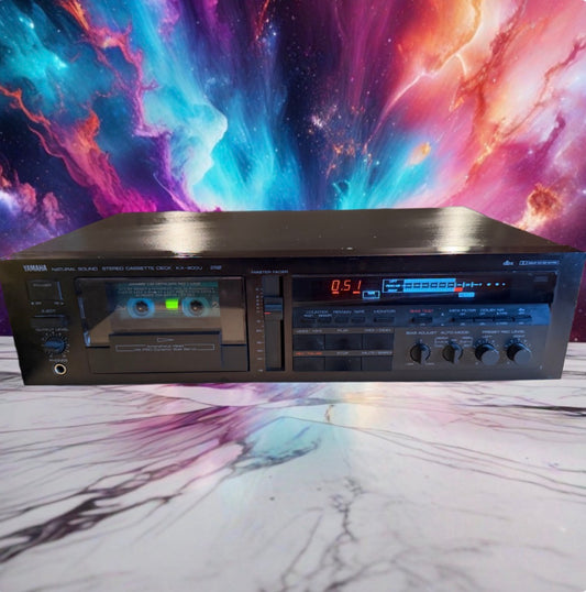 Yamaha KX-800U 3 Head Cassette Deck (SERVICED) Amorphous Head Very Rare 🎶🔥