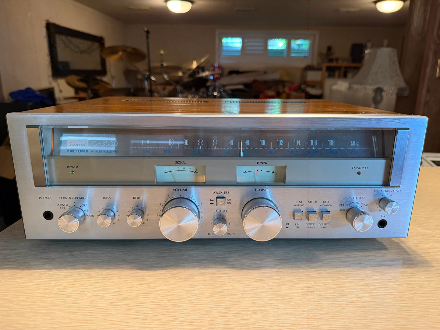 Sansui G-3500 Pure Power Stereo Amplifier Excellent Condition Fresh Pro Service!