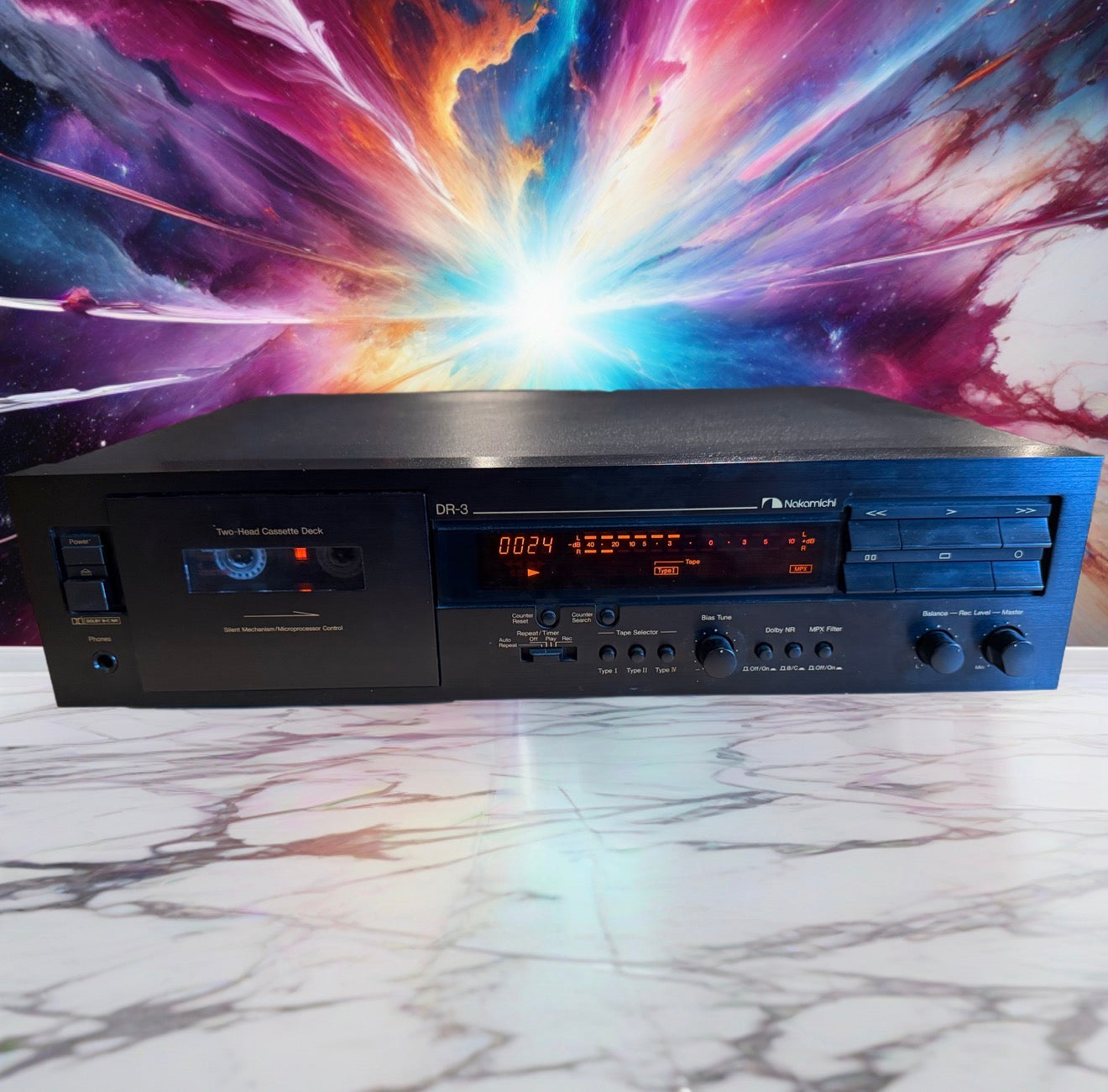 Nakamichi DR3 Stereo Cassette Tape deck *SERVICED* Sounds Amazing Very Rare🔥🎶