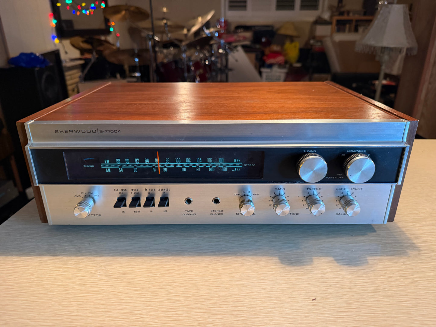Sherwood S‑7100A Receiver Beauty Face, Tested & Cleaned Sounds Great Very Rare🔥