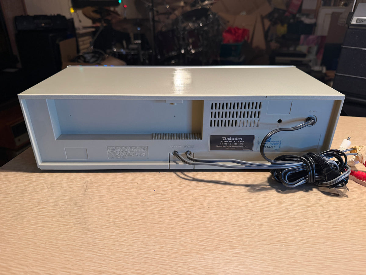Technics RS-M205 Stereo Tape Cassette Deck Near Mint! Vintage Japan *Serviced*🔥