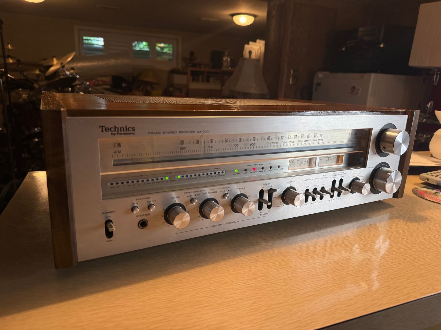 Technics  SA-700 AM/FM Stereo Radio Receiver FULL Pro Servicing Recapped Beauty!
