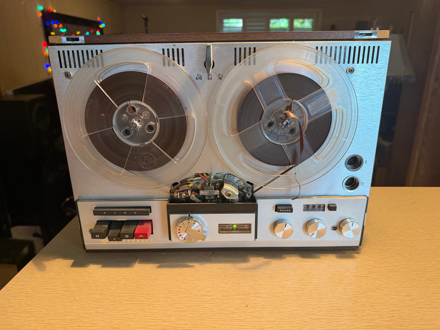 Telefunken Magnetophen M205 Reel to Reel Made in Germany Tested Fully Working🎶