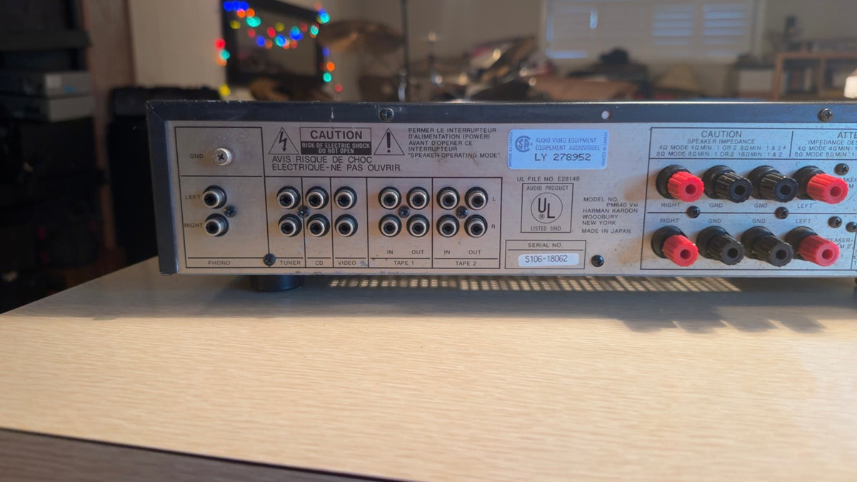Legendary & RARE Harman/Kardon PM640 Vxi Amplifier ~ Powerful 80s Beast Serviced