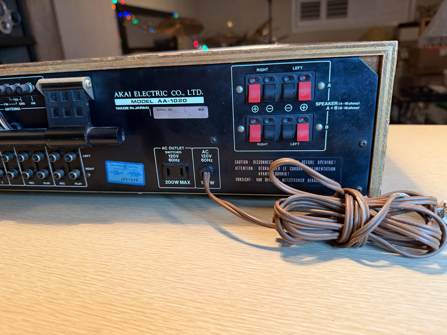 AKAI AA-1020 HiFi Stereo Integrated Amplifier SERVICED RECAPPED REFINISHED 🔥🎶