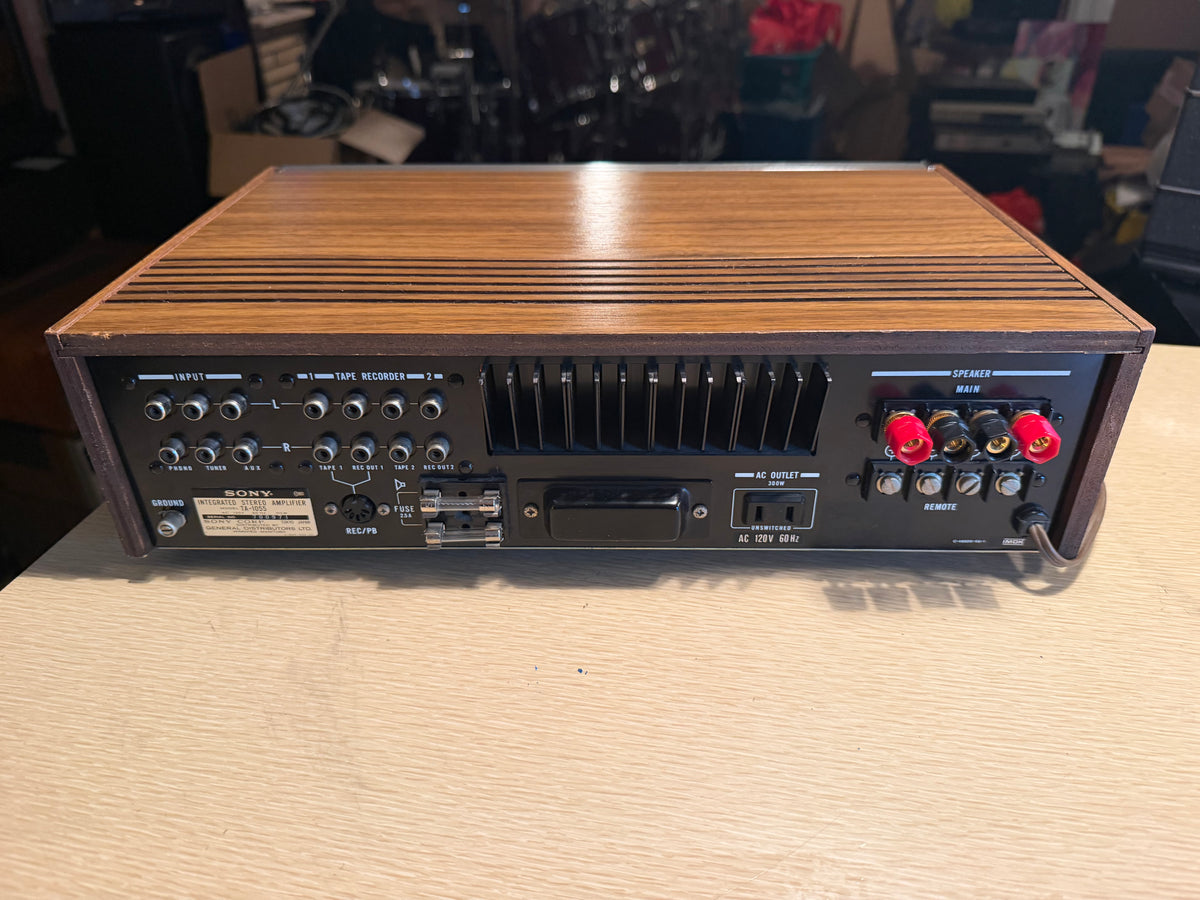 SONY TA-1055 Vintage Integrated Amplifier Near Mint Fresh Service Sounds Great🎶