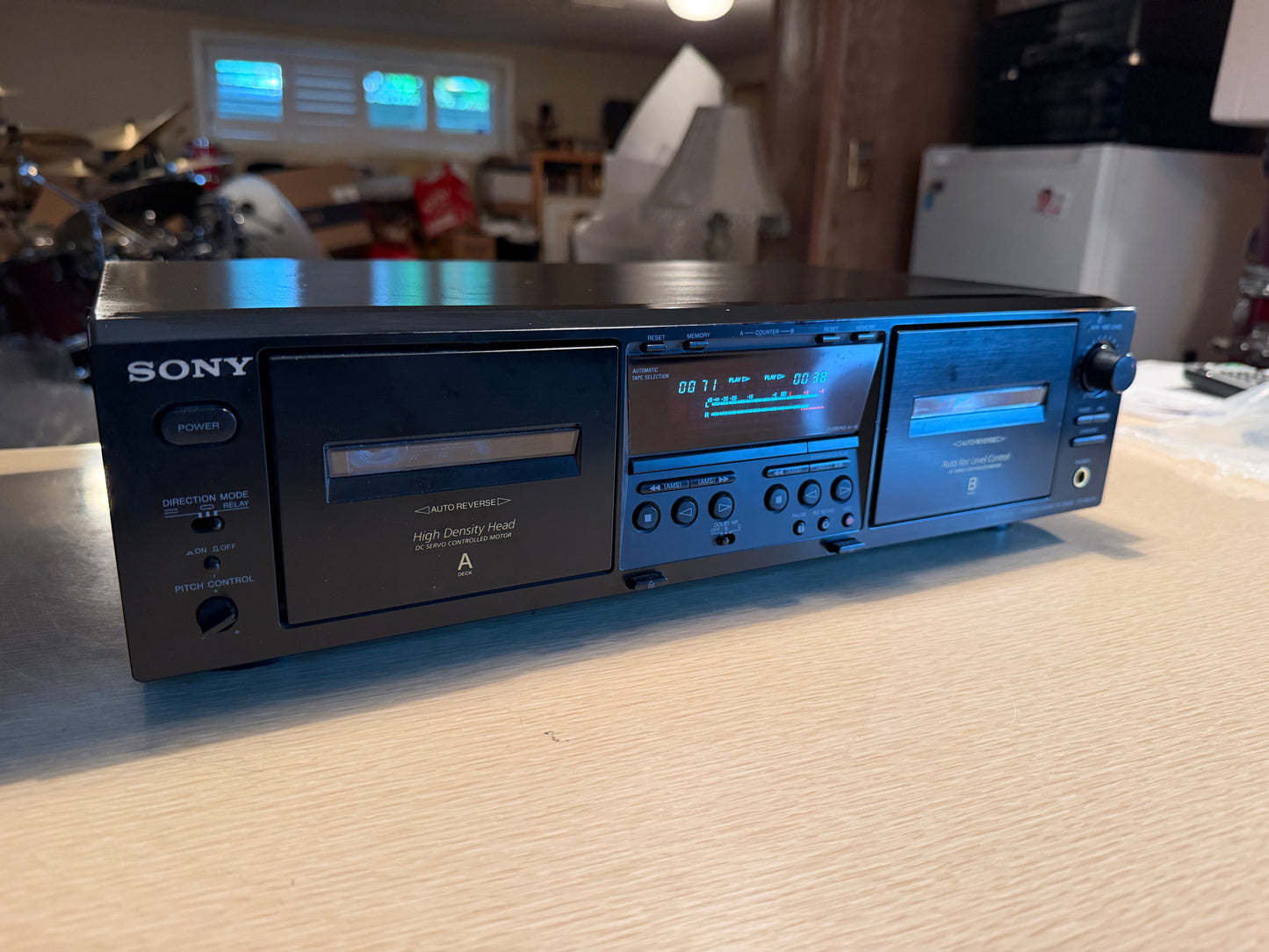 Sony TC WE475 Stereo Dual Cassette Deck - Serviced/New Belts Works Excellent🔥🎶