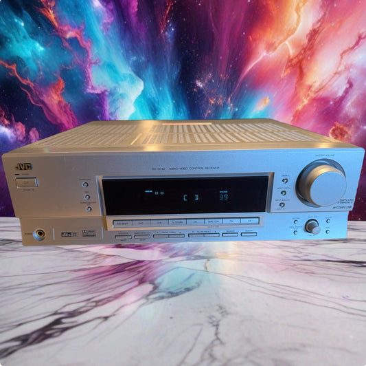 JVC RX-6042 Stereo AM/FM Receiver Amplifier A/V HiFi Tuner Serviced 100 WPC 🔥