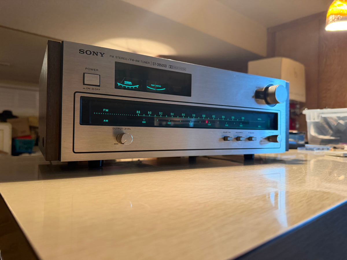 Sony FM Stereo FM-AM Tuner ST-3950SD Full Fresh Service Very Rare Beauty 🔥🎶