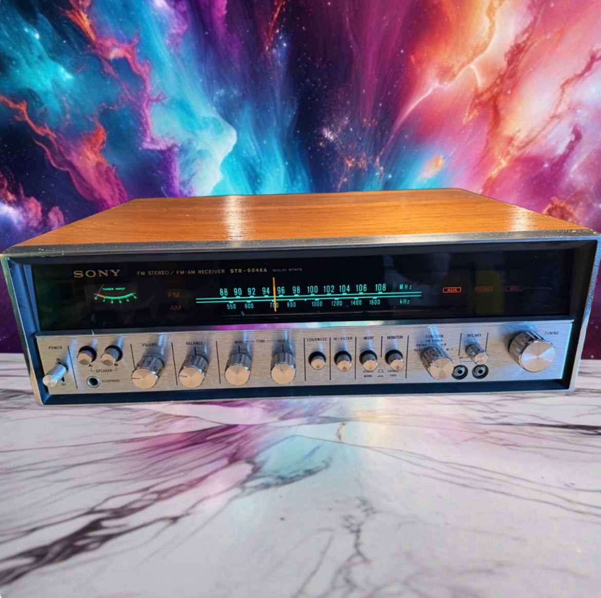 (NEAR MINT) Vintage SONY STR-6046A  AM/FM Stereo Receiver Fresh Servicing ✅🎶