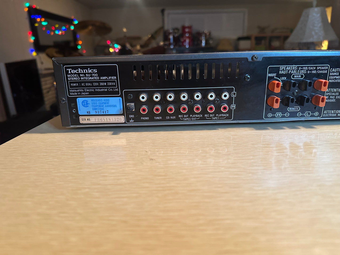 Technics SU-700 Stereo Hi-Fi Integrated Amplifier New Class A Fully Tested Rare!