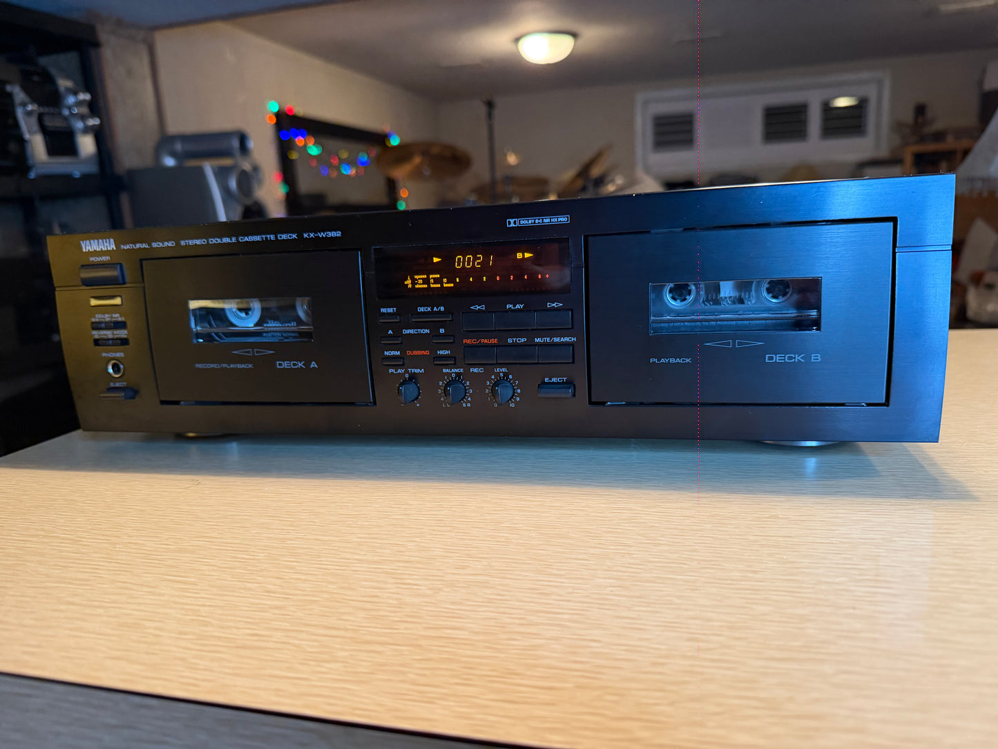 Yamaha KX-W382 Dual Cassette Deck Recorder FRESH SERVICING Near Mint Beauty 🎶💎