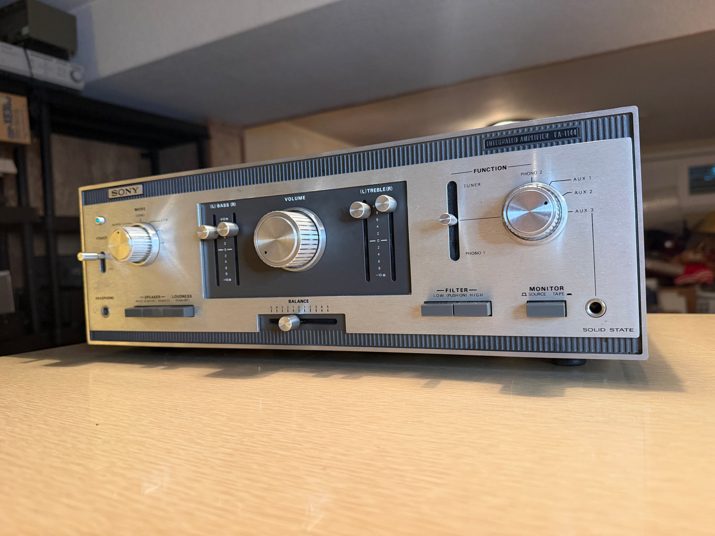 Sony TA-1144 - Early 70s Integrated Amplifier Full FRESH Servicing High Fidelity