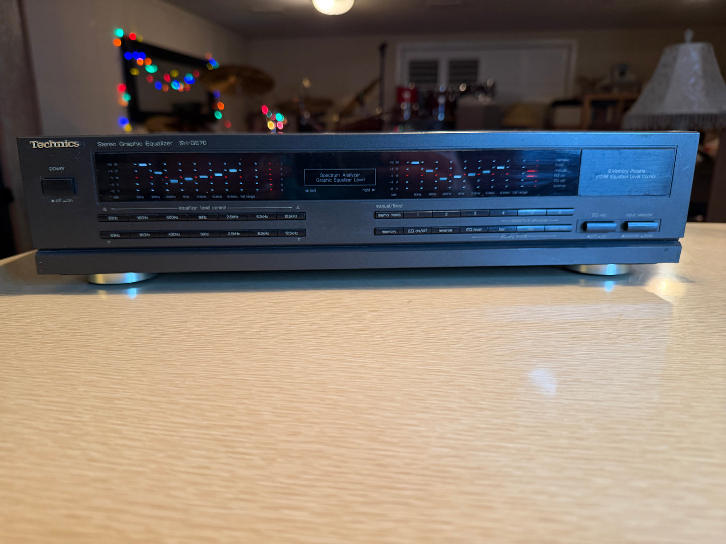 Technics SH-GE70 7 Band Graphic Equalizer Hi-Fi Separate *Serviced* Great Shape