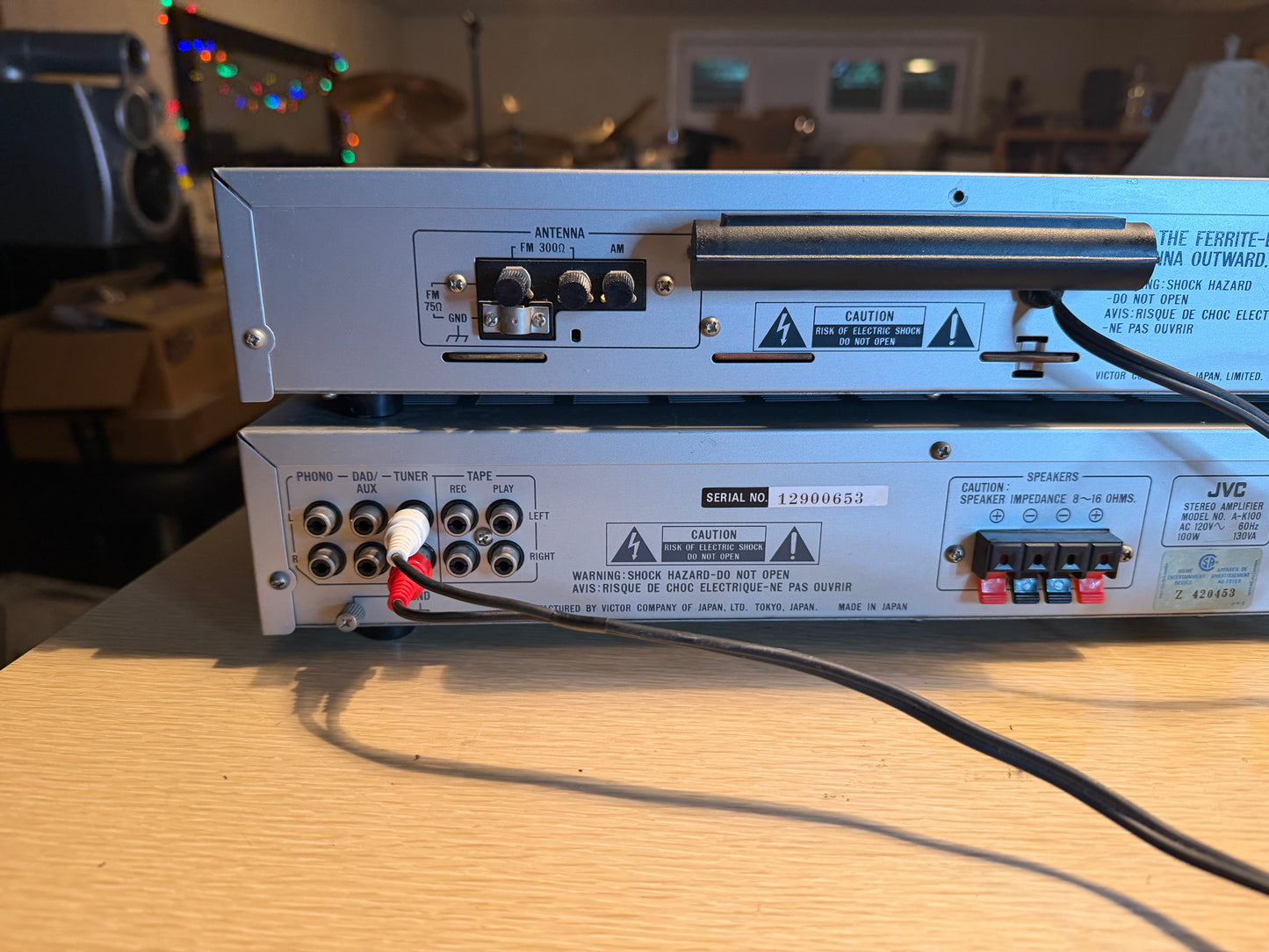 JVC K‑100 + T‑K100 Matching Components | Serviced | Clean | Working