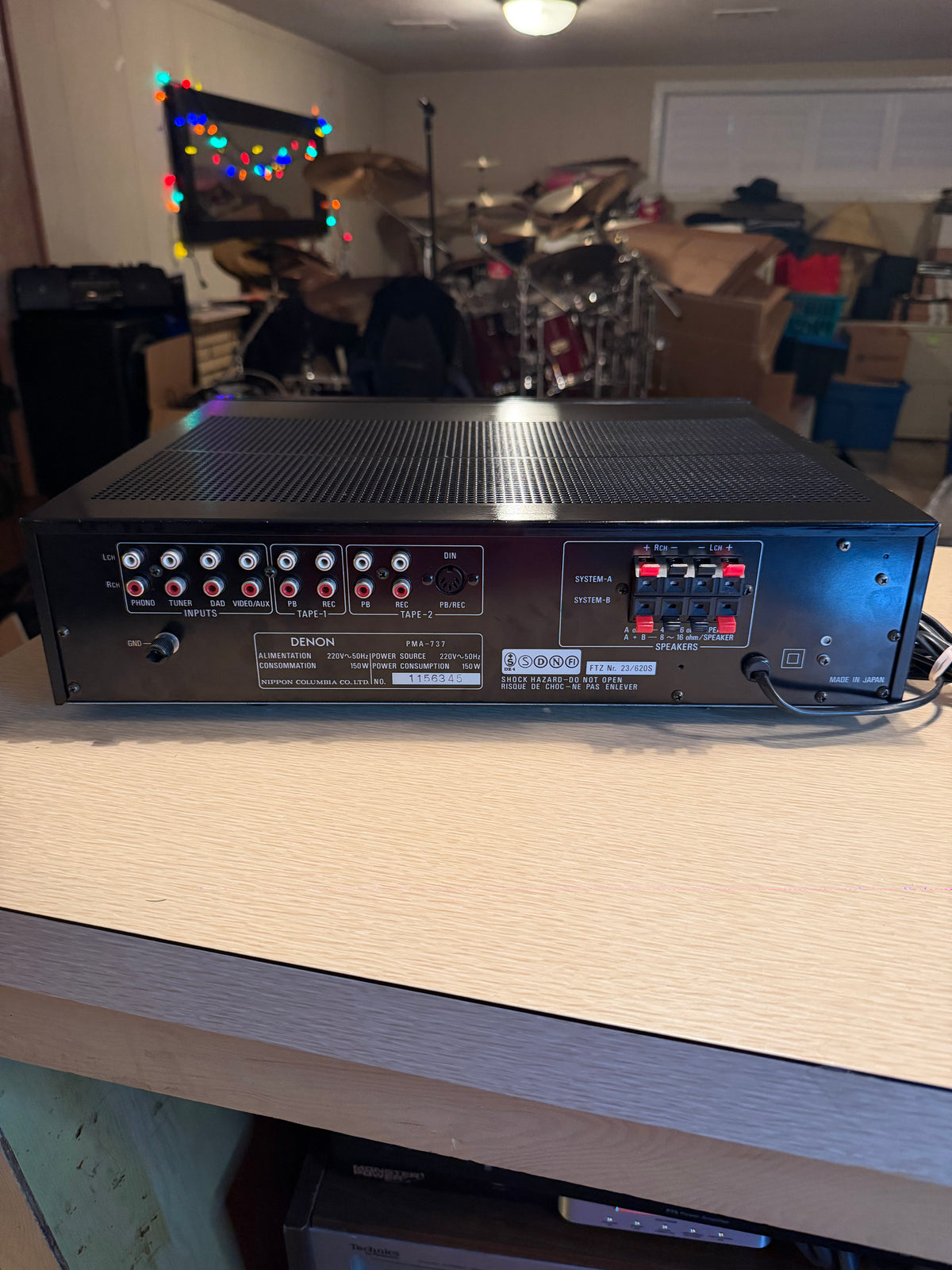 Near Mint Denon PMA-737 Pre-Main Amplifier Phono MM/MC Fresh Service OEM Box🎶🔥
