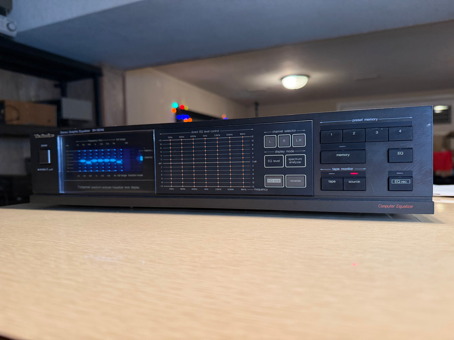 Vintage Technics SH-8046 Graphic Equalizer Very Rare Freshly Serviced Beauty🎶🔥
